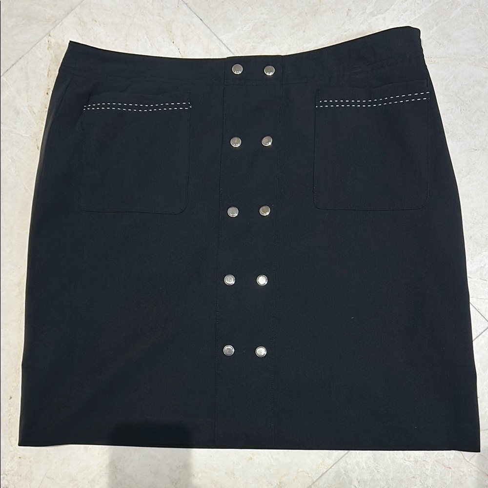 EP Pro Black Mini Pencil Skirt for Cocktail